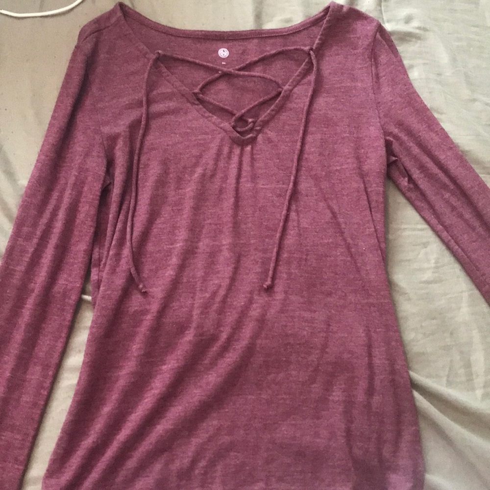 Long sleeve V Neck